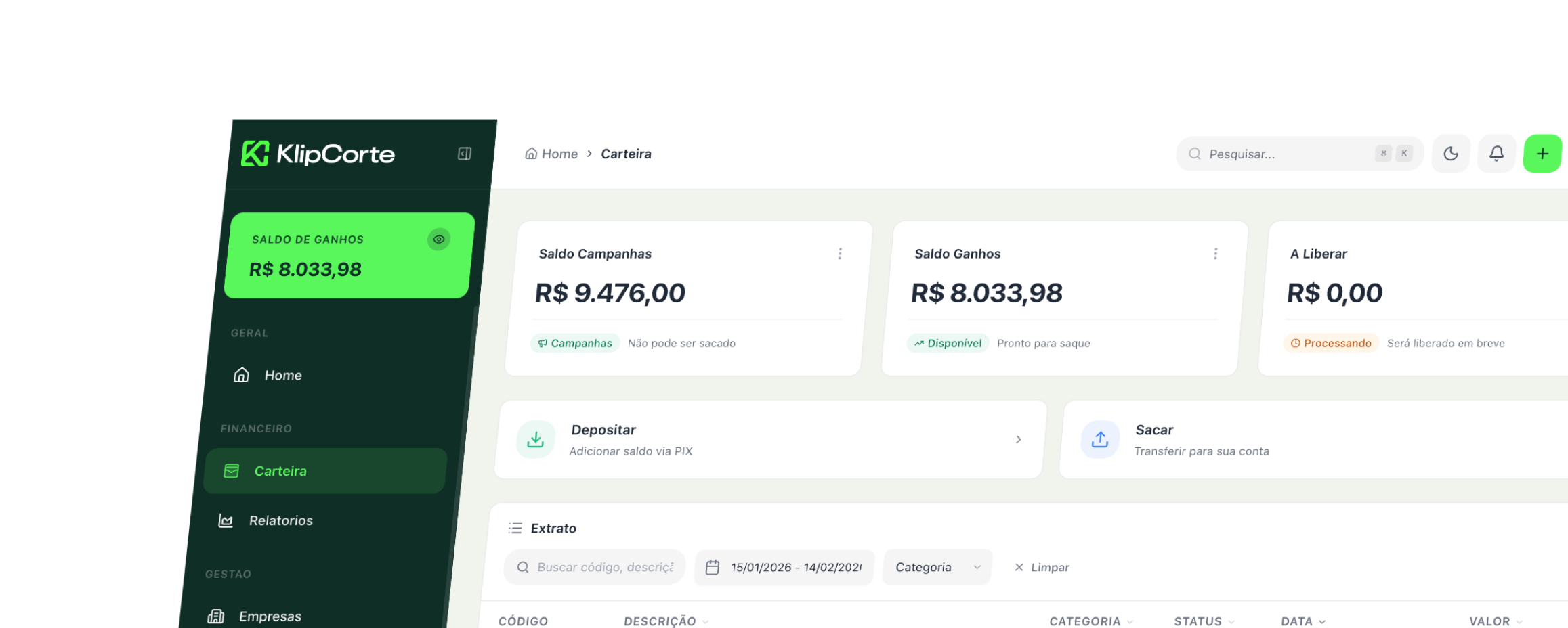 Plataforma KlipCorte